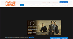 Desktop Screenshot of cinemalibrestudio.com
